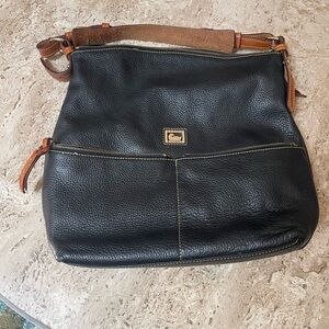 Dooney & Bourke Black Leather Shoulder Bag